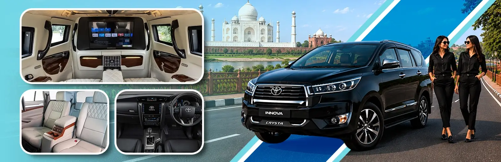 Delhi to Agra Tour by Innova Crysta