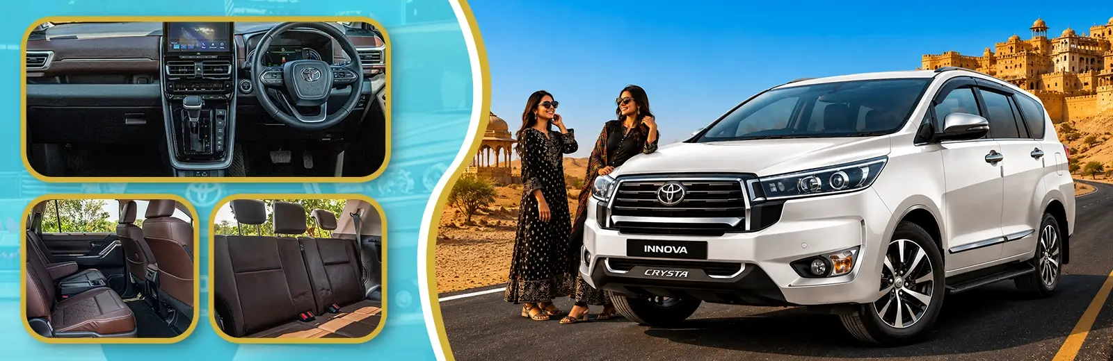 Delhi to Jaipur Tour by Innova Crysta