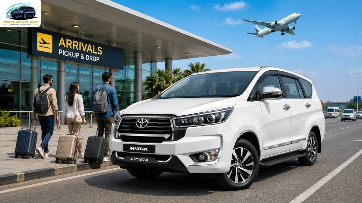 Innova Crysta rental for Airport Pickup drop