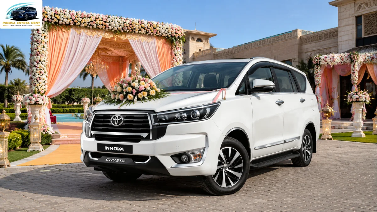 Innova Crysta Rental for Wedding Events