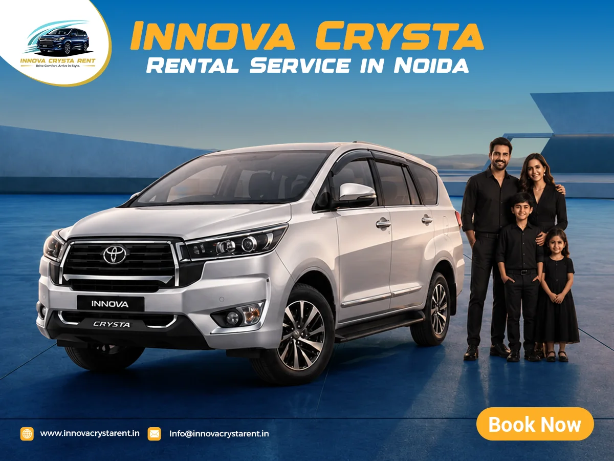 Innova Crysta on Rent in Noida