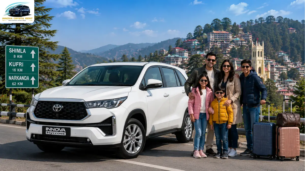 Innova Hycross on Rent for Family Trip