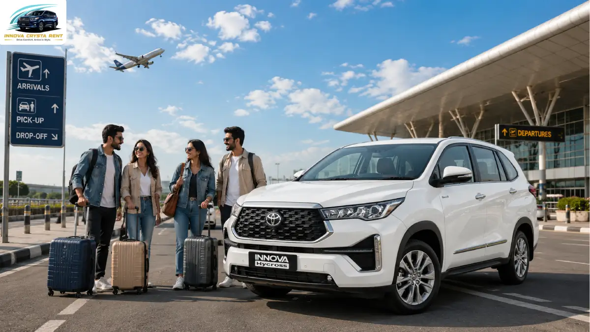 Innova Hycross Rental for Airport Pickup and Drop
